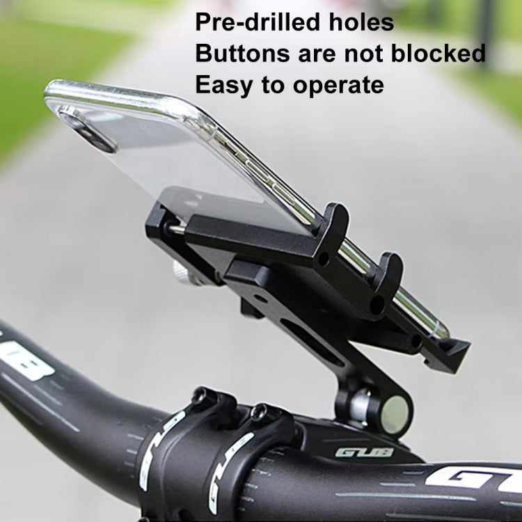 GUB G-95 Bicycle Mobile Phone Holder Bicycle Navigation Handlebar Bowl Cover Mount - Black
