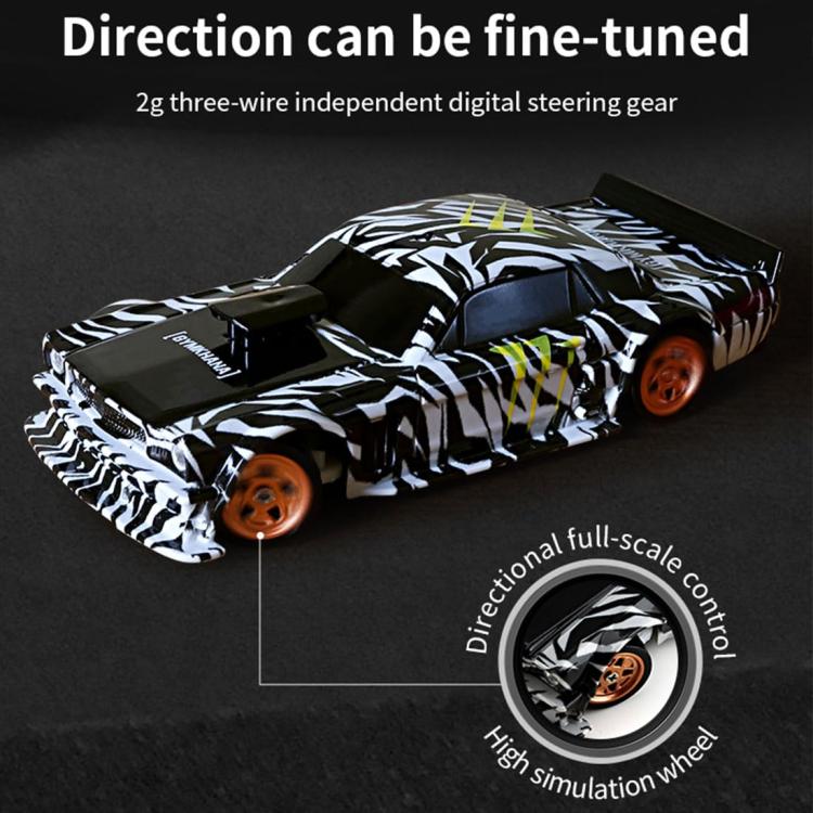 1:43 Full Scale Mini 4WD Drifting Charging Remote Control Car, Color: 4304 Silver GTR