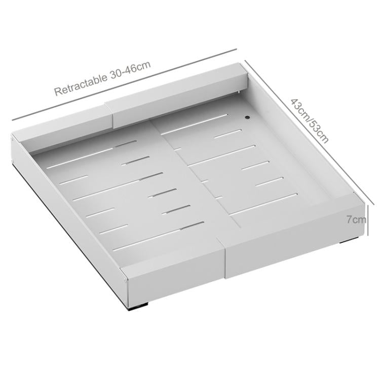 Extensible  - 30-46cm Pull-out Cabinet Organizer Storage Rack Slide-out Drawer 43cm Black