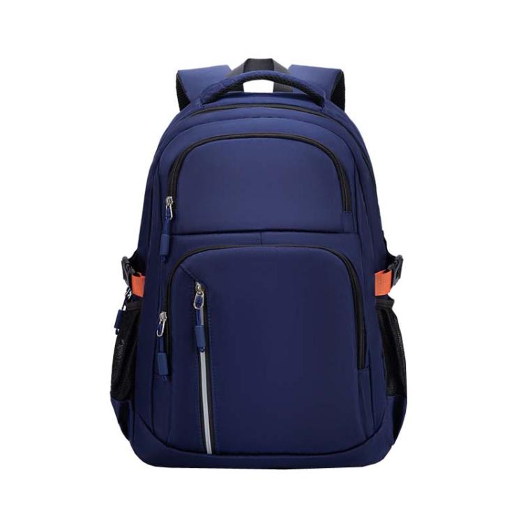 SKV B23344 Men Large Capacity Business Laptop Backpack Outdoor Traveling Double Shoulder Bag - Blue