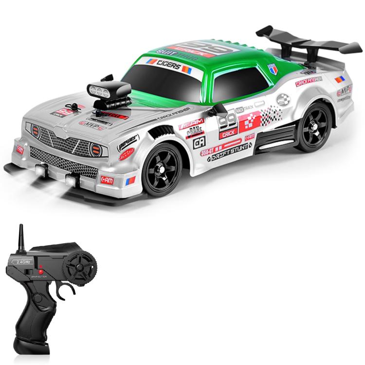 1:16 4WD Drift Spray Light Electric Remote Control Racing Car Toy, Model: SC16A08 - With 1 Lithium Battery
