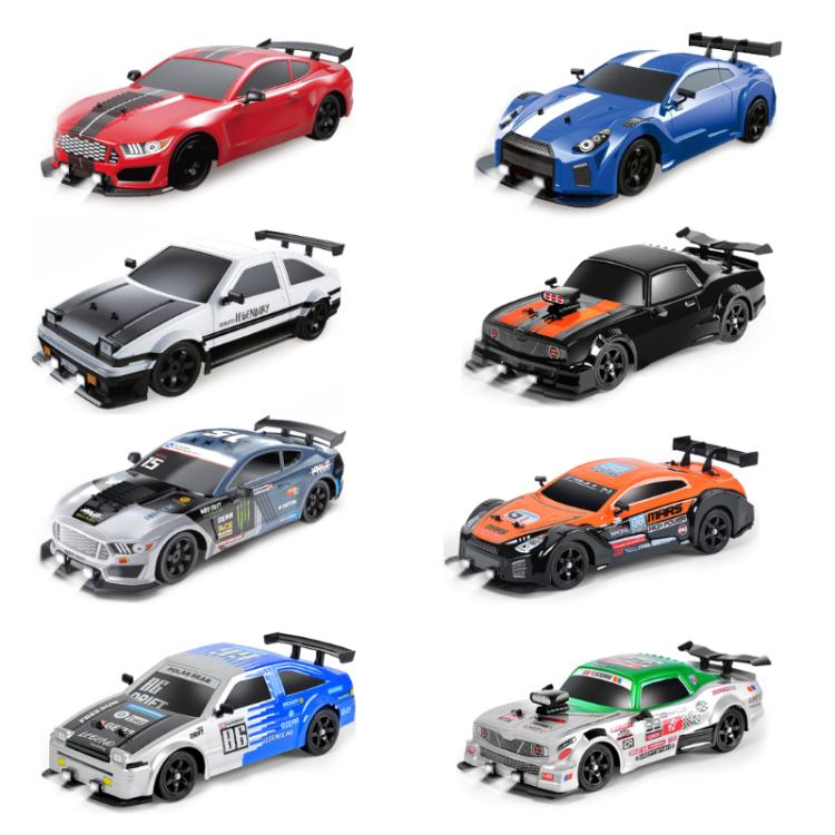 1:16 4WD Drift Spray Light Electric Remote Control Racing Car Toy, Model: SC16A08 - With 1 Lithium Battery