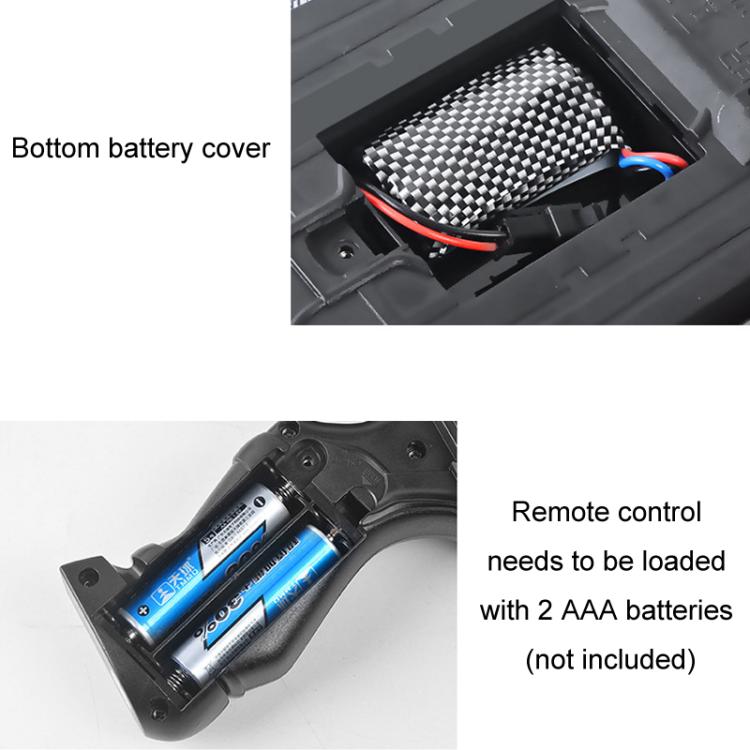 1:16 4WD Drift Spray Light Electric Remote Control Racing Car Toy, Model: SC16A08 - With 1 Lithium Battery
