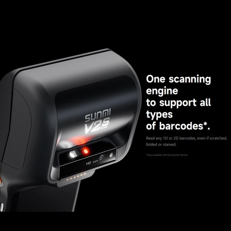 SUNMI V2s PLUS Handheld Cash Register With 80mm Printer Intelligent Mobile Terminal, Spec: 3+32G Scanner