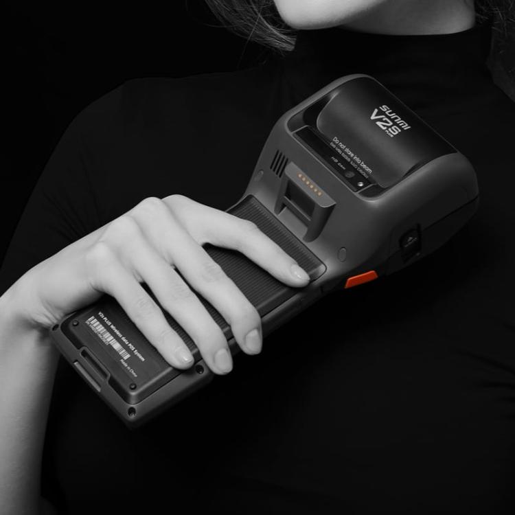 SUNMI V2s PLUS Handheld Cash Register With 80mm Printer Intelligent Mobile Terminal, Spec: 2+16G Standard