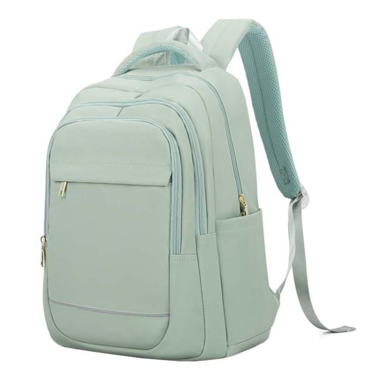 SKV B23874 Large Capacity Water Resistant Double Shoulder Casual Laptop Bag - Matcha Color