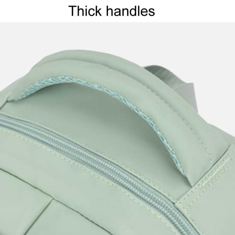 SKV B23874 Large Capacity Water Resistant Double Shoulder Casual Laptop Bag - Matcha Color