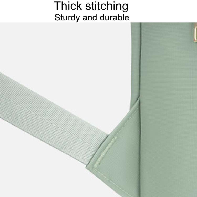 SKV B23874 Large Capacity Water Resistant Double Shoulder Casual Laptop Bag - Matcha Color
