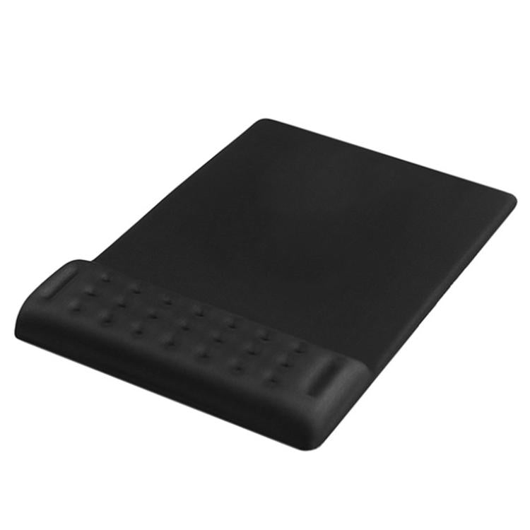 Rectangular Memory Foam Slow Rebound Wrist Breathable Mouse Pad - Black