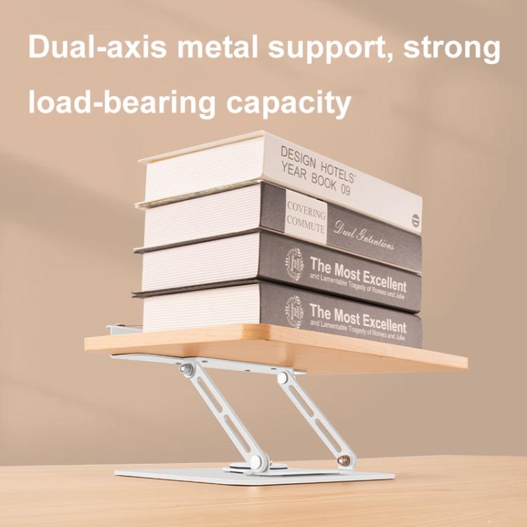 Vaydeer YD1011 360-Degree Rotating Lifting Reading Stand Multifunctional Folding Tablet Stand - Silver