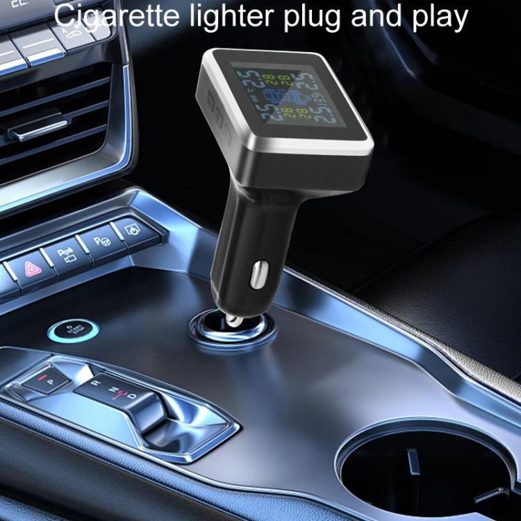 Car Cigarette Lighter Type Tire Pressure Monitor Wireless Tire Pressure Sensor, Style: Internal