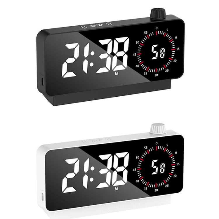 Multi-Functional LED Screen Mirror Charging Alarm Clock Reminder Visual Timer