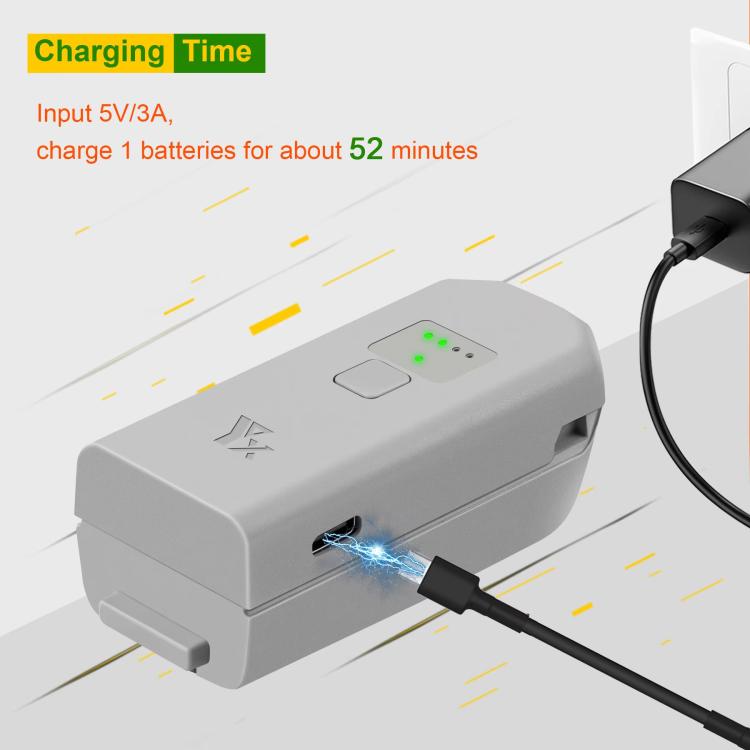 For DJI Neo Drone YX Battery Charger USB-C/Type-C Port Battery Manager - Gray
