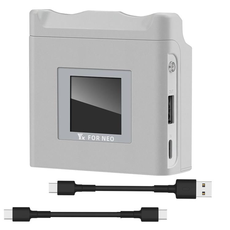 For DJI Neo Drone YX Color Screen Battery Charger Charge 2 Batteries - Gray