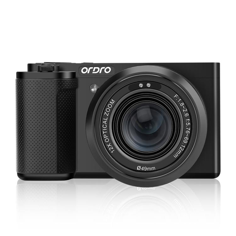 Ordro 5K Optical Zoom IR Night Vision Light Side-Flip LCD Screen Digital Camera