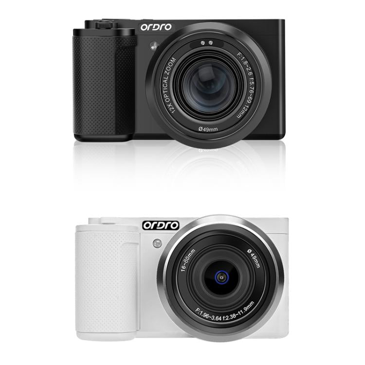 Ordro 5K Optical Zoom IR Night Vision Light Side-Flip LCD Screen Digital Camera