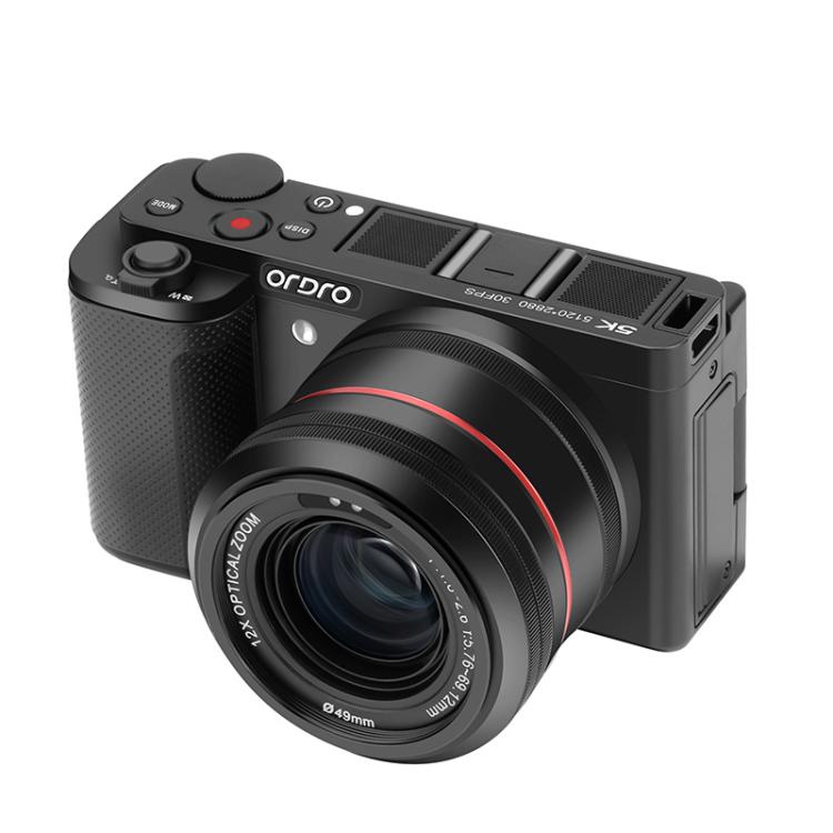 Ordro 5K Optical Zoom IR Night Vision Light Side-Flip LCD Screen Digital Camera