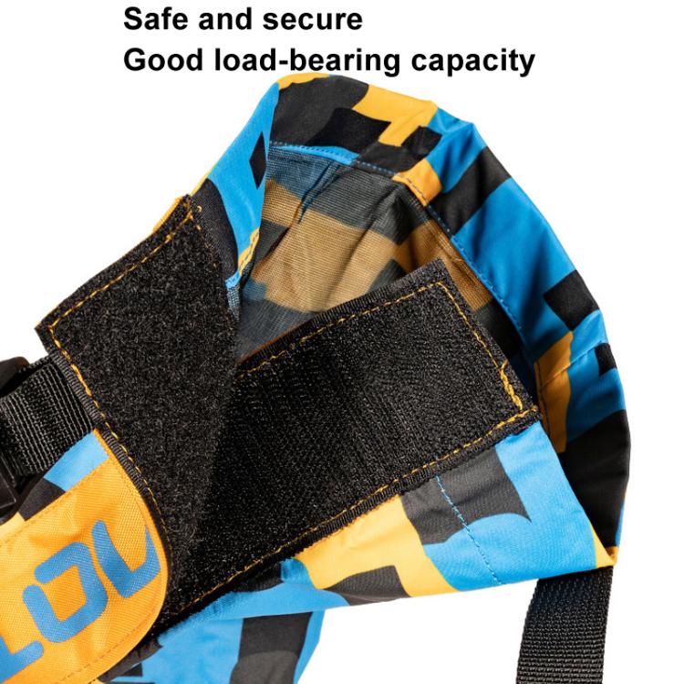 AOTU  AT8913 1pair Children Riding Skiing Waterproof Calf Protectors Outdoor Sandproof Shoes Covers, Color: Yellow Printed With Fleece L