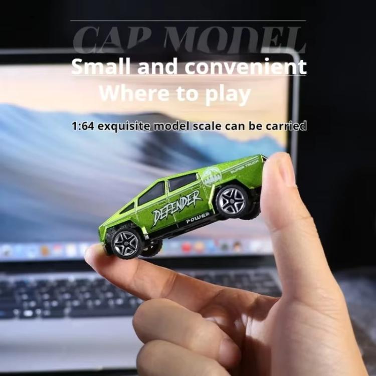 1:64 Mini Alloy 2.4Ghz Remote Control Car Children Rechargeable Model Car, Color: AO-5501E Green