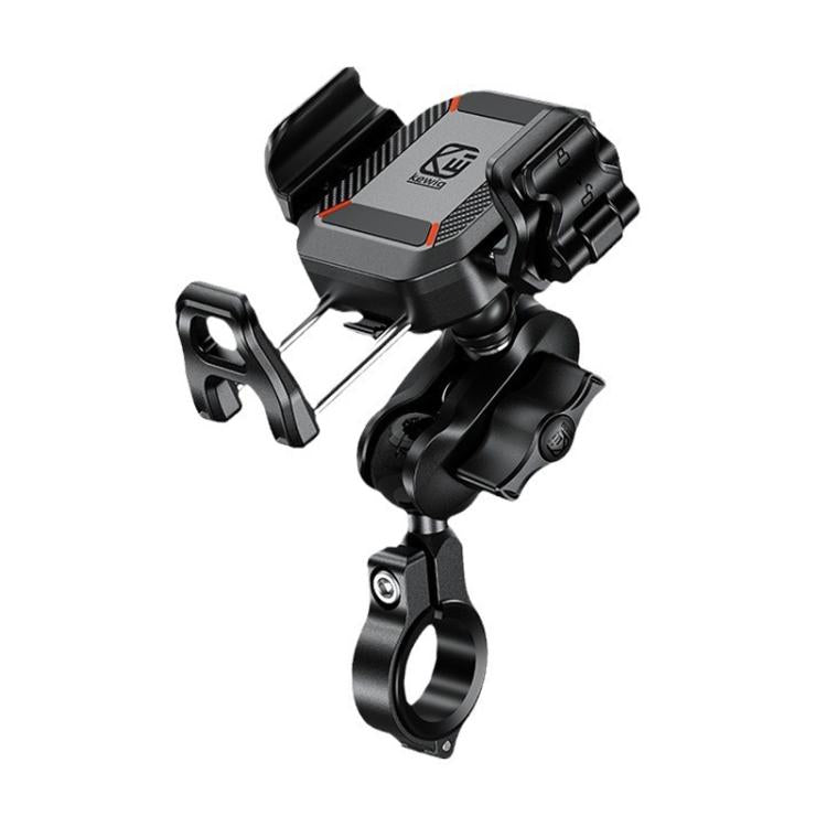 Kewig M33-C1 Outdoor Motorcycle Bike Riding Anti-Theft Shock Absorbing Cell Phone Holder - Standard Handlebar