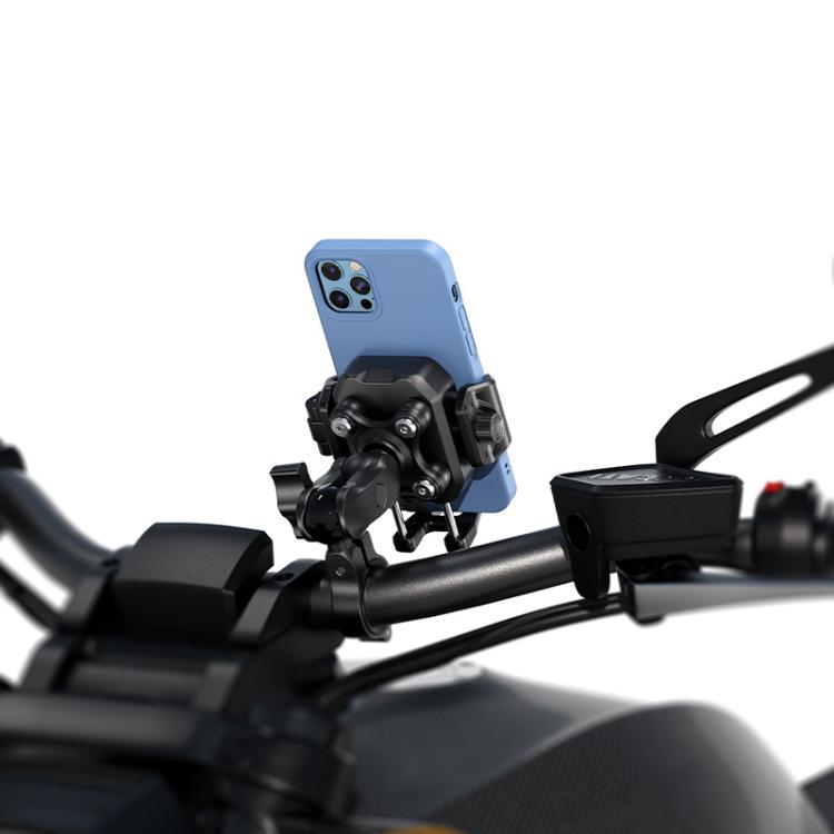 Kewig M33-C1 Outdoor Motorcycle Bike Riding Anti-Theft Shock Absorbing Cell Phone Holder - Standard Handlebar