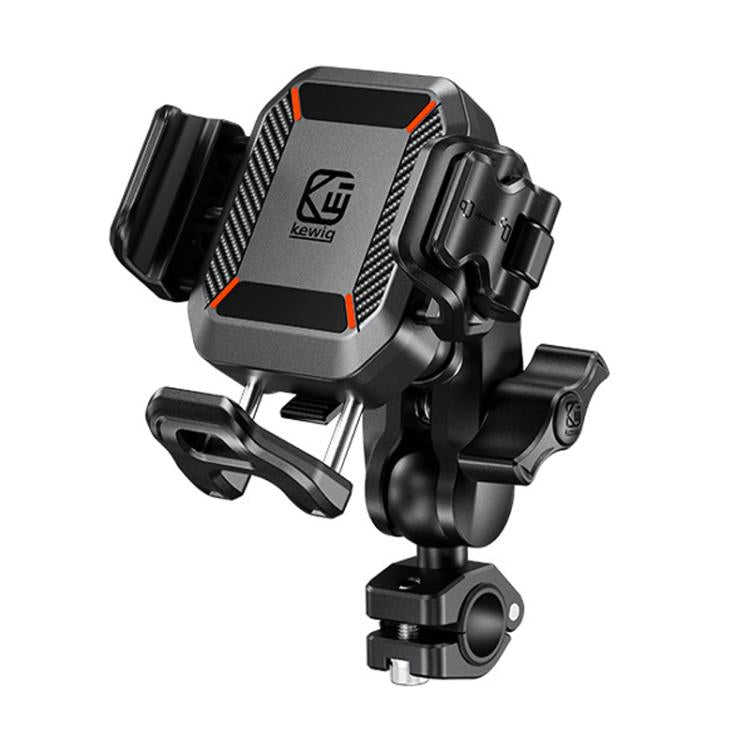 Kewig M33-C3 Outdoor Motorcycle Bike Riding Anti-Theft Shock Absorbing Cell Phone Holder - Rearview Mirror Lever