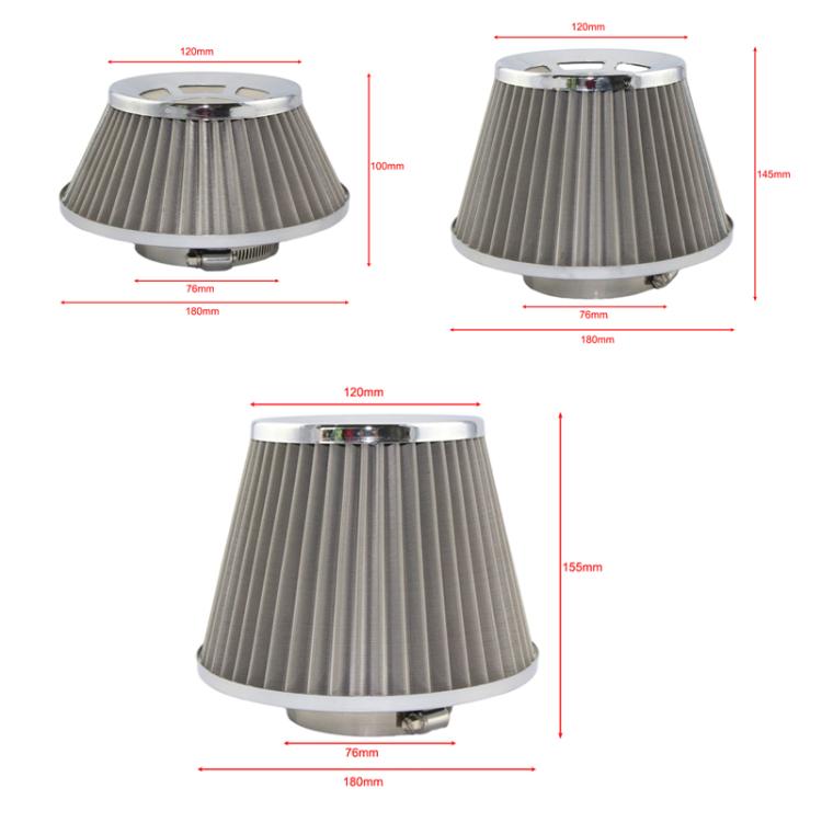 Small Car Air Filter High Flow Mushroom-Head Engine Intake Modified Cartridge