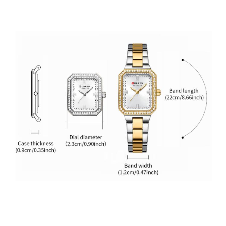 Curren Women Casual Steel Strap Watch