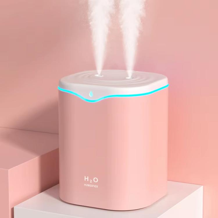 SD03 2L Large Capacity Dual Spray Port Humidifier Desktop Air Aroma Mist With Night Light