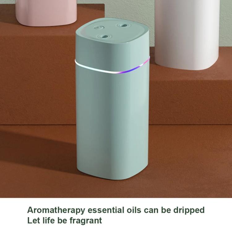 SD08 600ml Large Capacity Car Humidifier USB Dual Spray Air Aromatherapy Diffuser