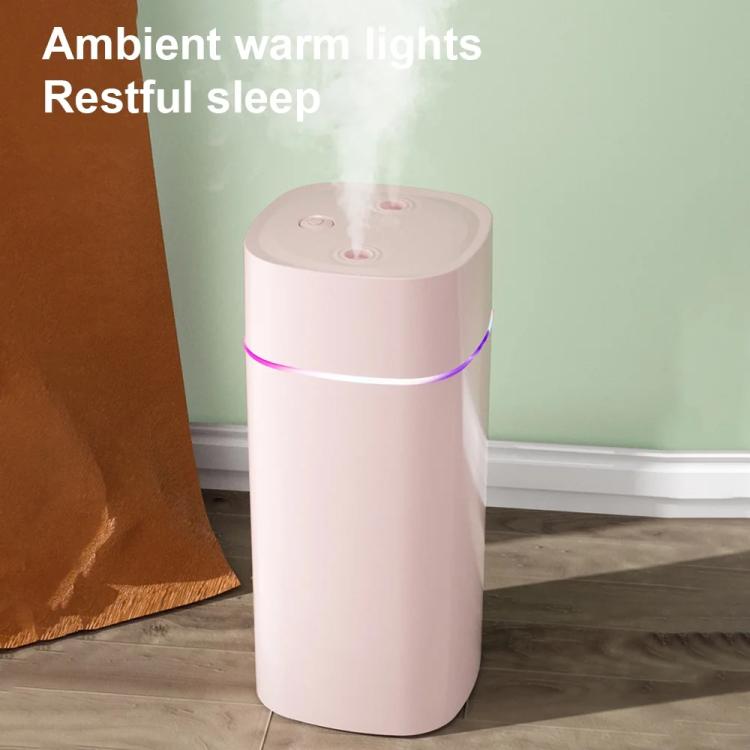 SD08 600ml Large Capacity Car Humidifier USB Dual Spray Air Aromatherapy Diffuser
