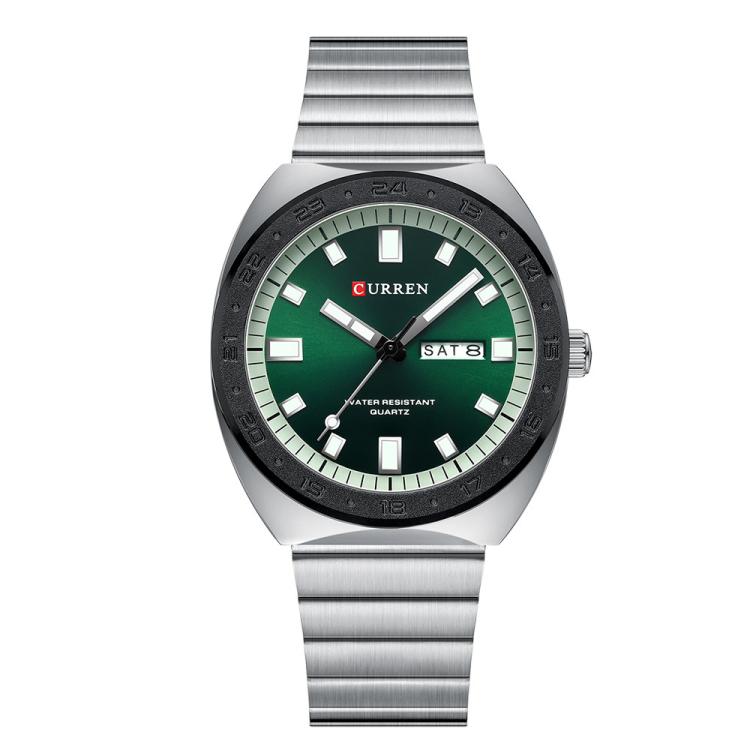 Curren Calendar Steel Strap Business Quartz Men Watch