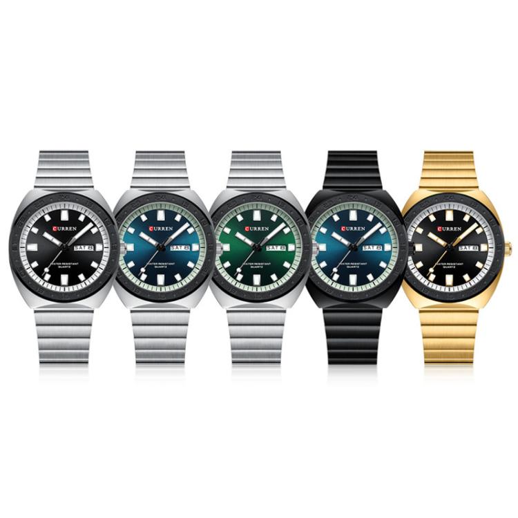Curren Calendar Steel Strap Business Quartz Men Watch
