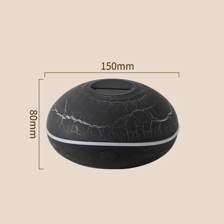 SD13 200ml Flame Crackle Aromatherapy Diffuser Seven Colors Night Light Humidifier - Crackle