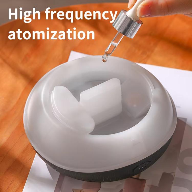 SD13 200ml Flame Crackle Aromatherapy Diffuser Seven Colors Night Light Humidifier - Crackle