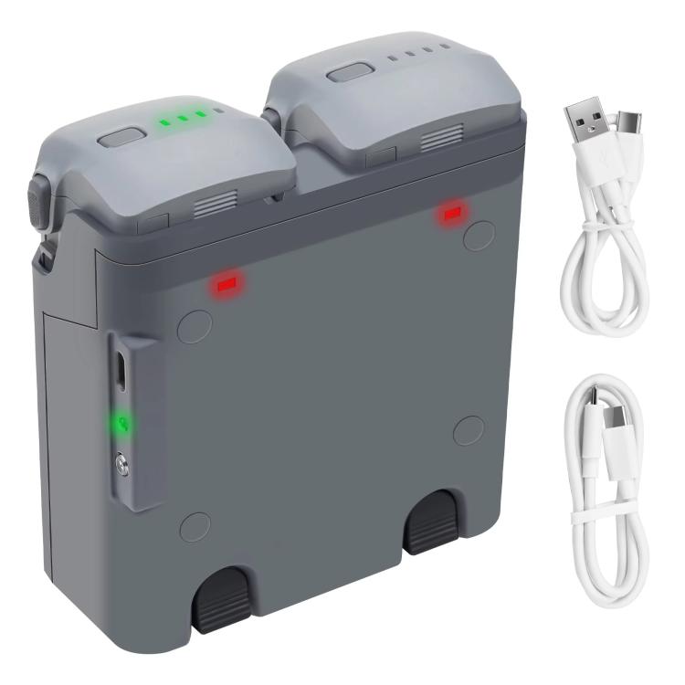 For DJI Air 3S /Air 3 YX Two-Way Charger Battery Manager - Light Gray