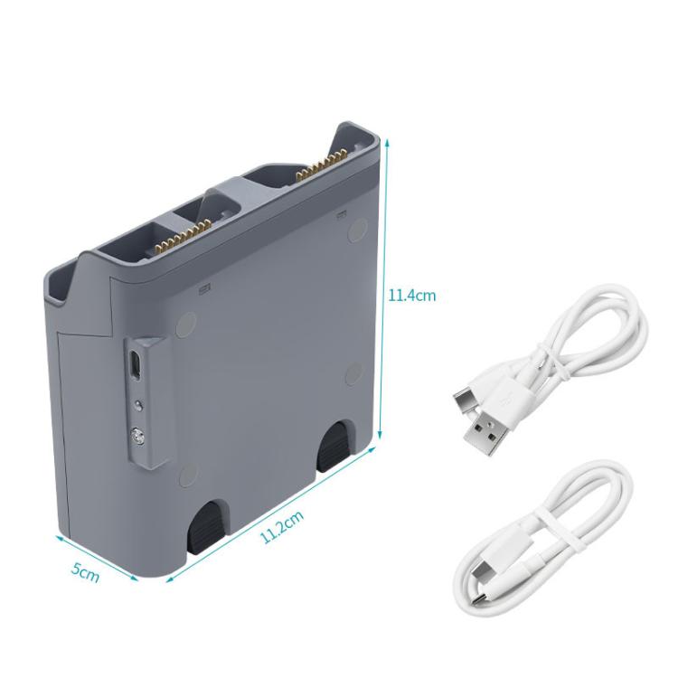 For DJI Air 3S /Air 3 YX Two-Way Charger Battery Manager - Light Gray