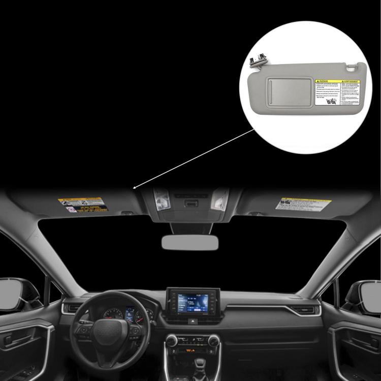 For Toyota RAV4  Car Left Sun Visor - Gray