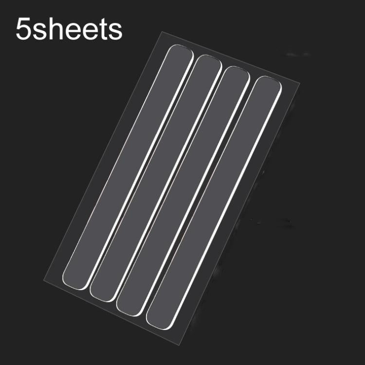 5sheets /Pack Transparent Invisible Anti-Collision Strip Self-Adhesive Pads For Cabinets Desk Corners 150 x 15mm