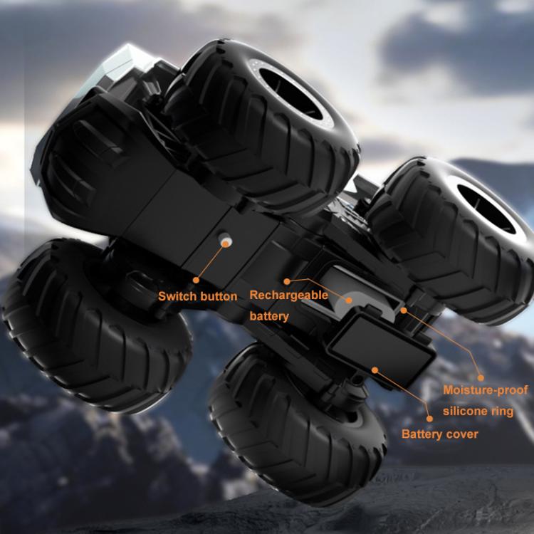 JJR/C Q185 Amphibious Off-Road Stunt Climbing 2.4G Remote Control Car Children Toys - Silver
