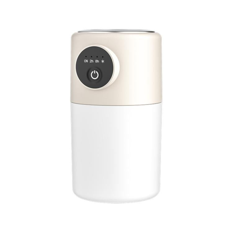 USB Intelligent Home Large Capacity Humidifier With Night Light Small Air Purifier, Color: Beige
