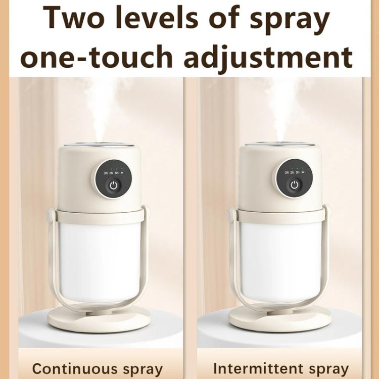 USB Intelligent Home Large Capacity Humidifier With Night Light Small Air Purifier, Color: White