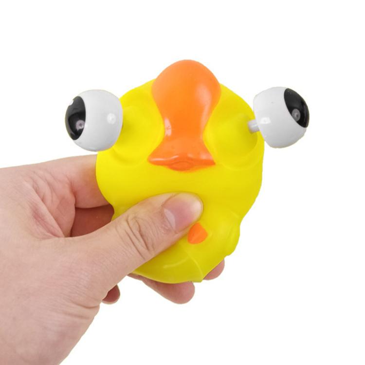 3pcs /Pack Kawaii Squeeze Eye-Popping Toys Set Cartoon Animal Decompression Toys, Style: Kitten