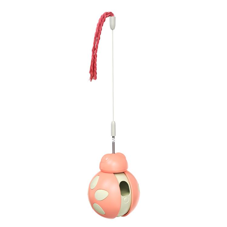 Tumbler Balance Car Beetle Cat Toy Tease Cat Stick With Snack Feeder Pet Toy