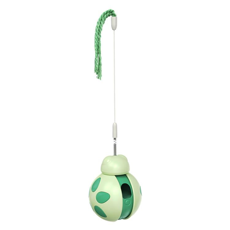Tumbler Balance Car Beetle Cat Toy Tease Cat Stick With Snack Feeder Pet Toy