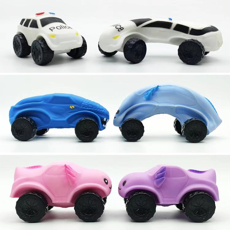 5pcs /Pack TPR Stretch Car Toy Pinch And Pressable Slow Rebound Decompression Toys