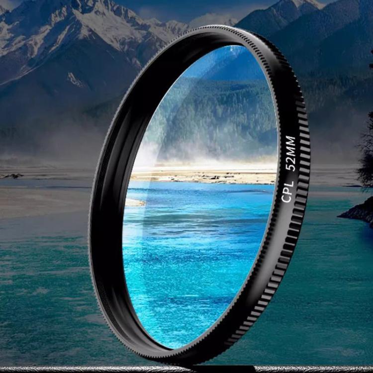 52mm  CPL Filter With Lens Clip For Mobile Phone