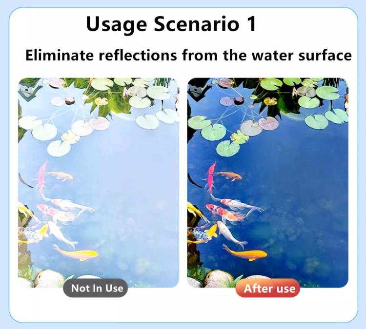 52mm  CPL Filter With Lens Clip For Mobile Phone