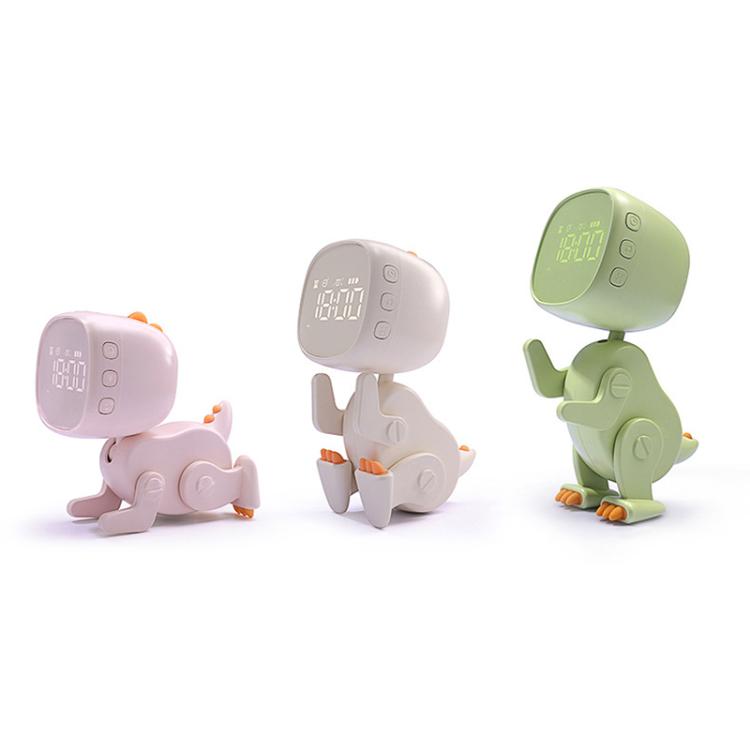 Cartoon Variety Dinosaur USB Charging LED Screen Timer Night Light Electronic Alarm Clock