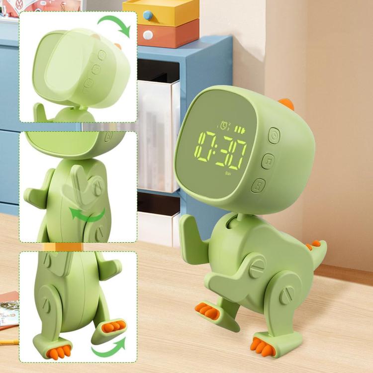 Cartoon Variety Dinosaur USB Charging LED Screen Timer Night Light Electronic Alarm Clock